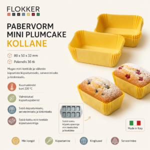 Paberalus mini-keeks KOLLANE 80x50 h.32 / 36