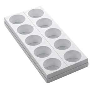 Ümmargune monoportsjonivorm Ø65 mm 15 tk