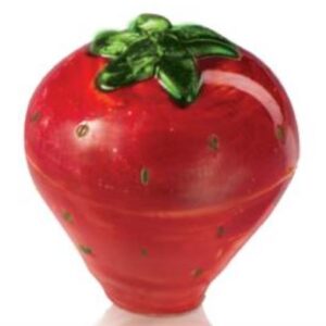 3D maasikakujuline šokolaadivorm 28 pesaga