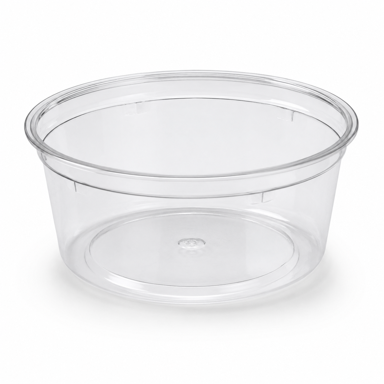 DELI kirgas konteiner 250ml 8oz PET Ø117mm 10x50 /500 - Image 2