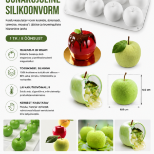 Silikoonvorm ÕUN 6cm /8