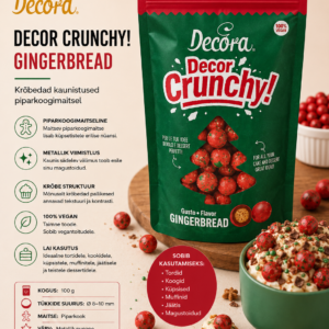 CHOCO BALLS CRUNCHY punased 100gr⌀15mm