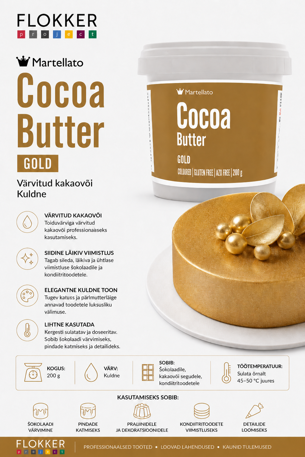 Kakaovõi KULD 200gr