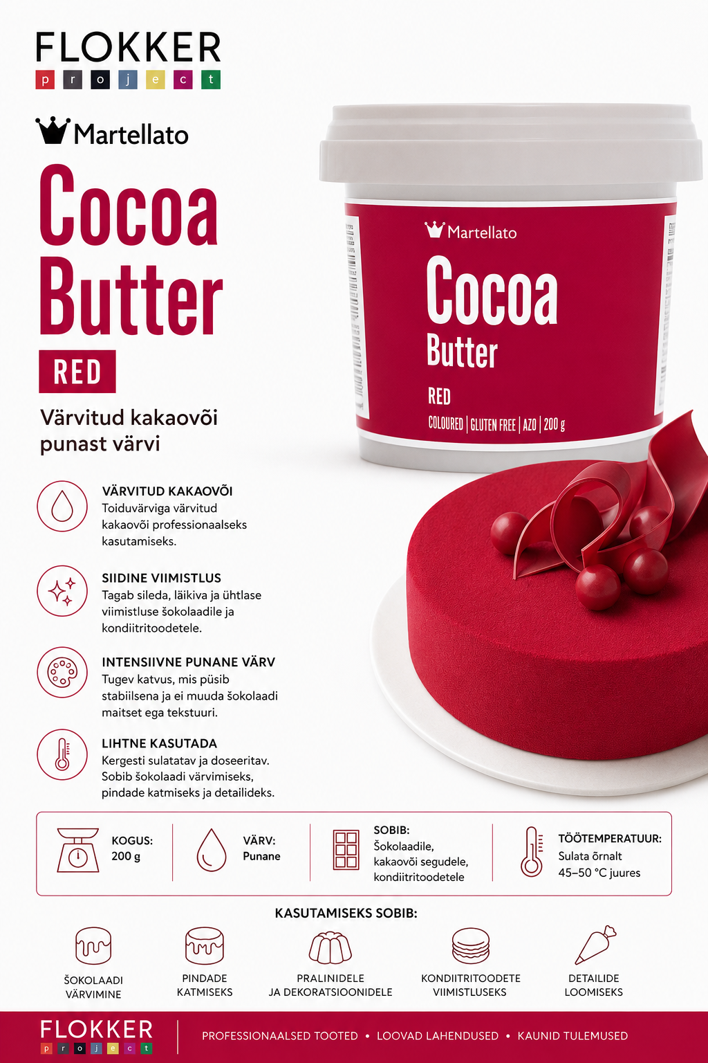 Kakaovõi PUNANE 200gr