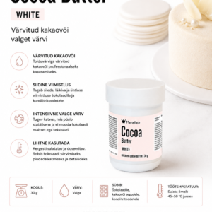 Kakaovõi VALGE 30gr