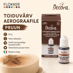 Toiduvärv PRUUN veebaasil 20gr