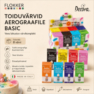 Toiduvärvide komplekt 8x20gr